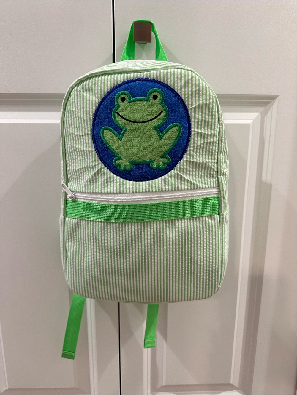 Kids Green Frog Backpack